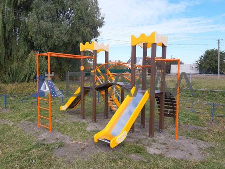 Комплекс дитячий спортивно-ігровий "Дві башти Осінь"