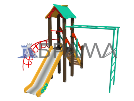 Комплекс детский спортивно - игровой "Башня"