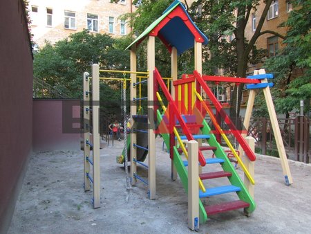 Дитячий спортивно-ігровий комплекс «Розумник зі шведською стінкою»