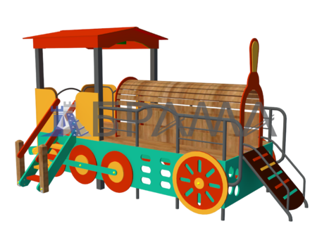 Дитячий ігровий великий потяг