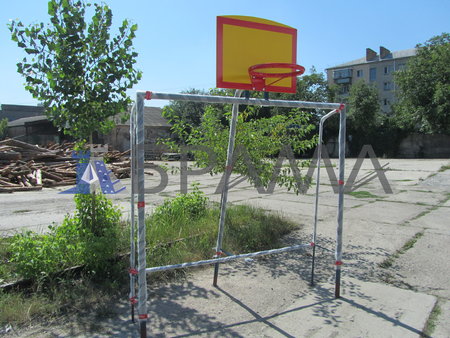 Ворота міні-футбольні для дитячого садочка з баскетбольним щитом (розбірні)