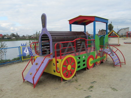 Дитячий ігровий великий потяг