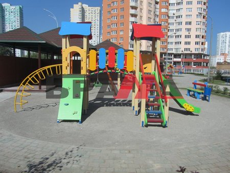 Детский спортивно-игровой комплекс "Две башни разноуровневые"