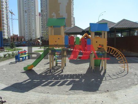 Детский спортивно-игровой комплекс "Две башни разноуровневые"