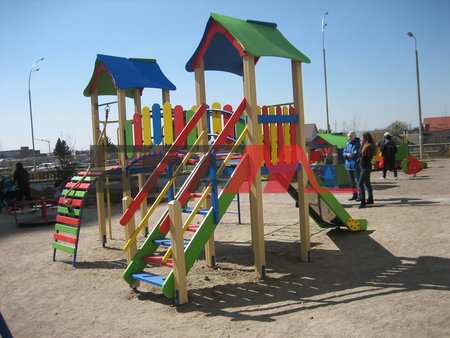 Детский спортивно-игровой комплекс «Две башни»