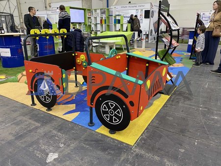 Комплекс детский спортивно-игровой "Интерактивное Авто"