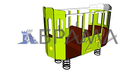 Гойдалка на пружинах "Трамвай"