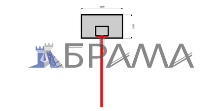 (М-0966) Баскетбольный щит 1